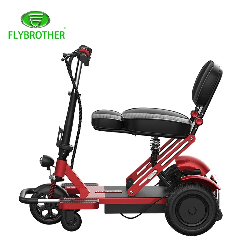 Long Distance Travel 3 Wheel Mobility Scooter Portable Lightweight Mobility Scooter For Eldely