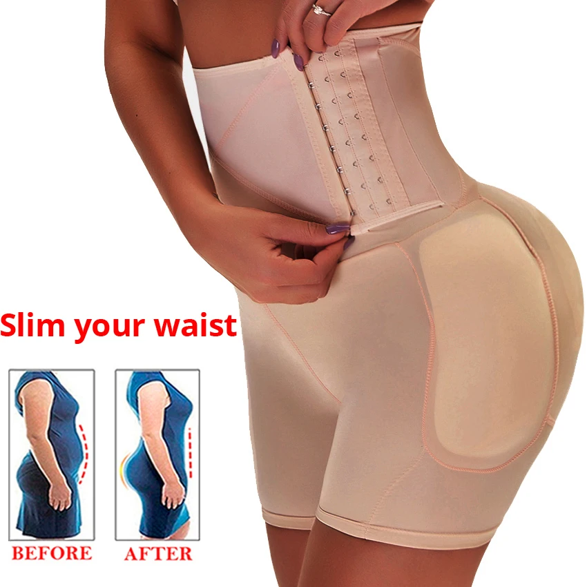 Frauen Butt Lifter Sexy Body Shaper Push Up Höschen Hüfte Enahncer Shapewear mit Pads_voghion.com