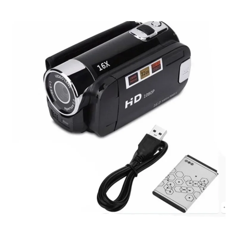 DV Video Camcorder 1080P Full HD 16MP Anti Shake Digital Video Camera 270 Degree Rotation Screen 16X Night Shoot Zoom Camera digital video camcorder