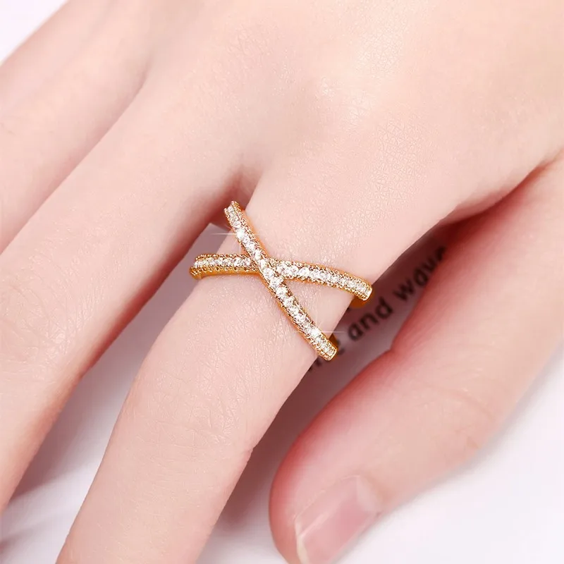 Stuller Sideways Cross Ring 122276:103:P SS - Rings | Jewelry Design Studio  | Jensen Beach, FL