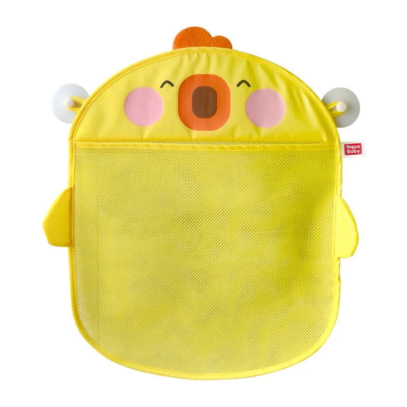 

1 Pcs Creative Mesh Bag With Suction Cup PVC Toy Storage Bag Kids Cute Bathroom Toy Storage Organizer Bag Hanging Bag WYW