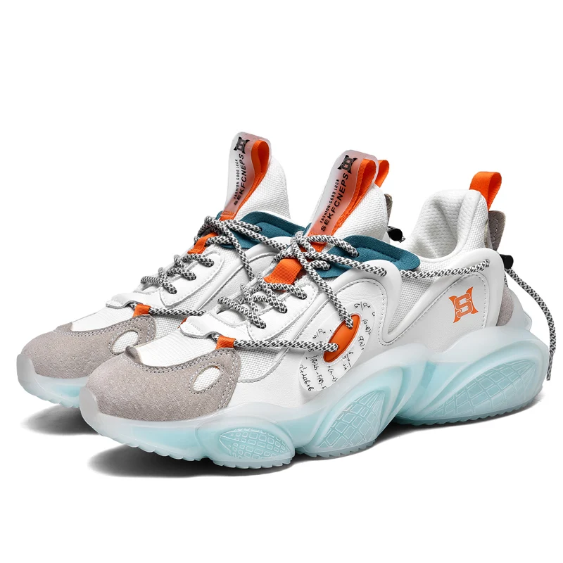 

Men's Sneakers Shoes for Men 2022 Summer Advanced High ElasticTenis Breathable Male Sport Gym Running Shoes Footwear Plus Size