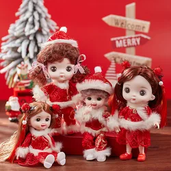Poupée BJD de 13 articulations mobiles pour fille, jouet de princesse 3D, yeux bruns, cadeau de nouvel an et décoration pour les vacances, 10/16 cm, 1/12, 2022 