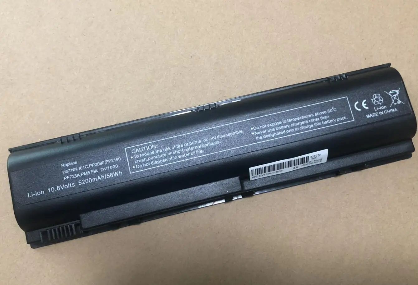 Фото Аккумулятор для ноутбука HP Pavilion dv1000 dv4000 dv5000 для Compaq Presario C300 C500 M2000 V2000 V4000 V5000 HSTNN-DB09 №3