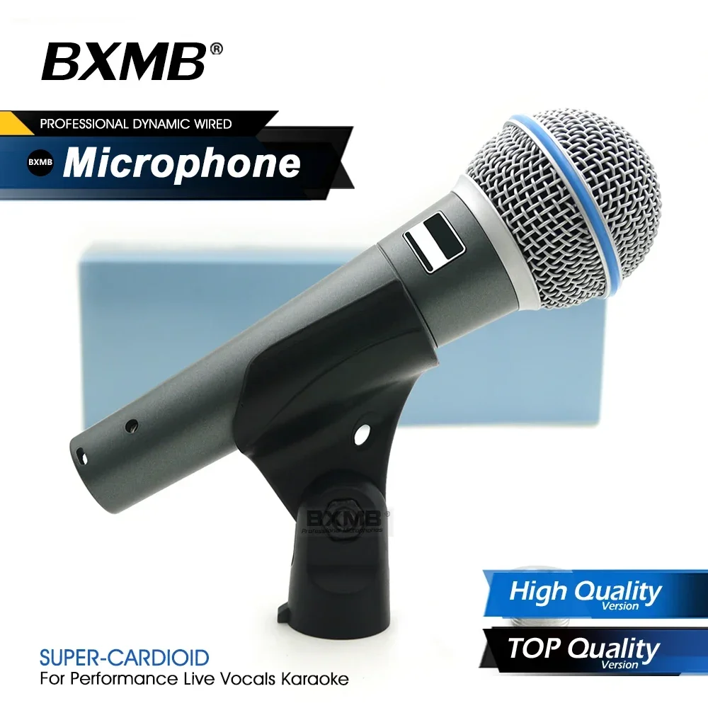 TOPQualityBETA58AProfessionalWiredMicrophoneBETA58SuperCardioidDynamicMicMikeKaraoke