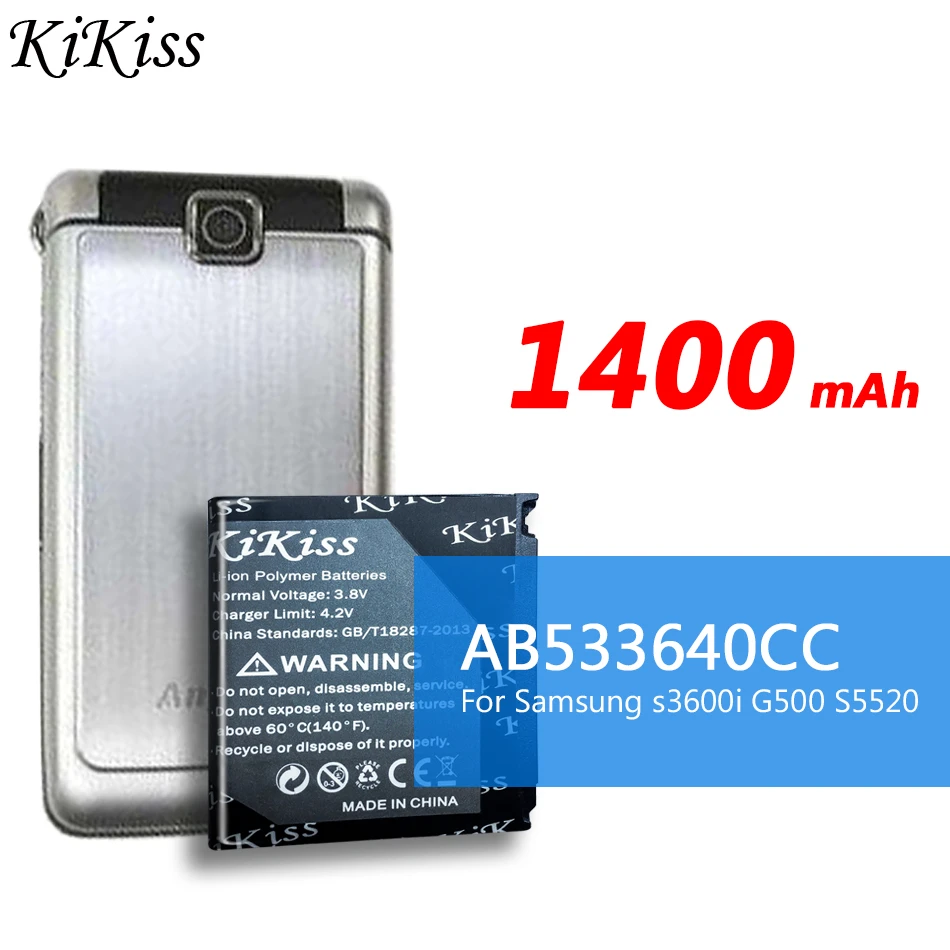 Original KiKiss AB533640CC AB533640CU Batteria For Samsung S6888 S3710 ...