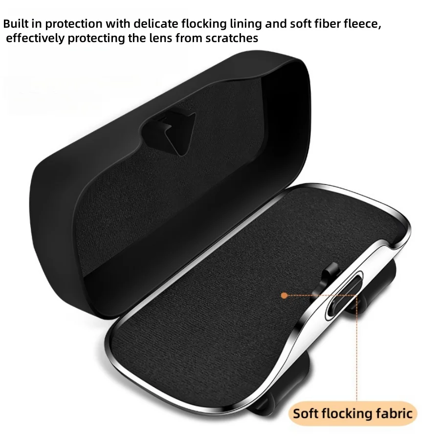 Portable Car Sunglasses and Eyeglasses Holder