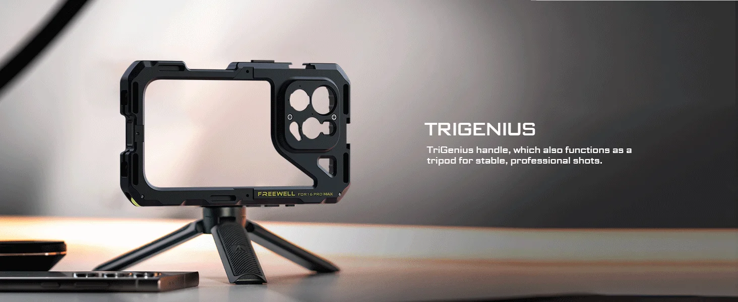 Freewell Multifunction Smartphone Rig Cage Compatibility iPhone 16 / 17 Pro & Pr