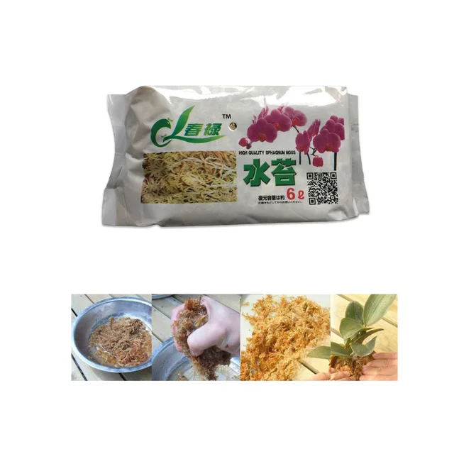 6L/12L Sphagnum Moss Nutrition Organic Mertilizátor Orchidea Phalaenopsis Musgo Virágkerti Kellékek - Image 5
