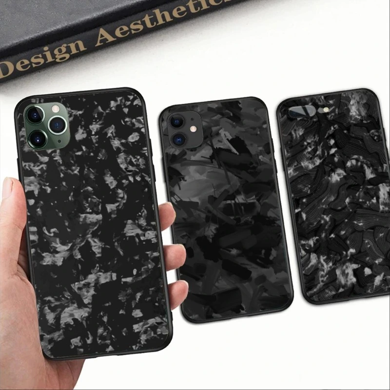 Carbon Pattern Phone Case For IPhone 14 13 12 11 XS X 8 7 6 Plus