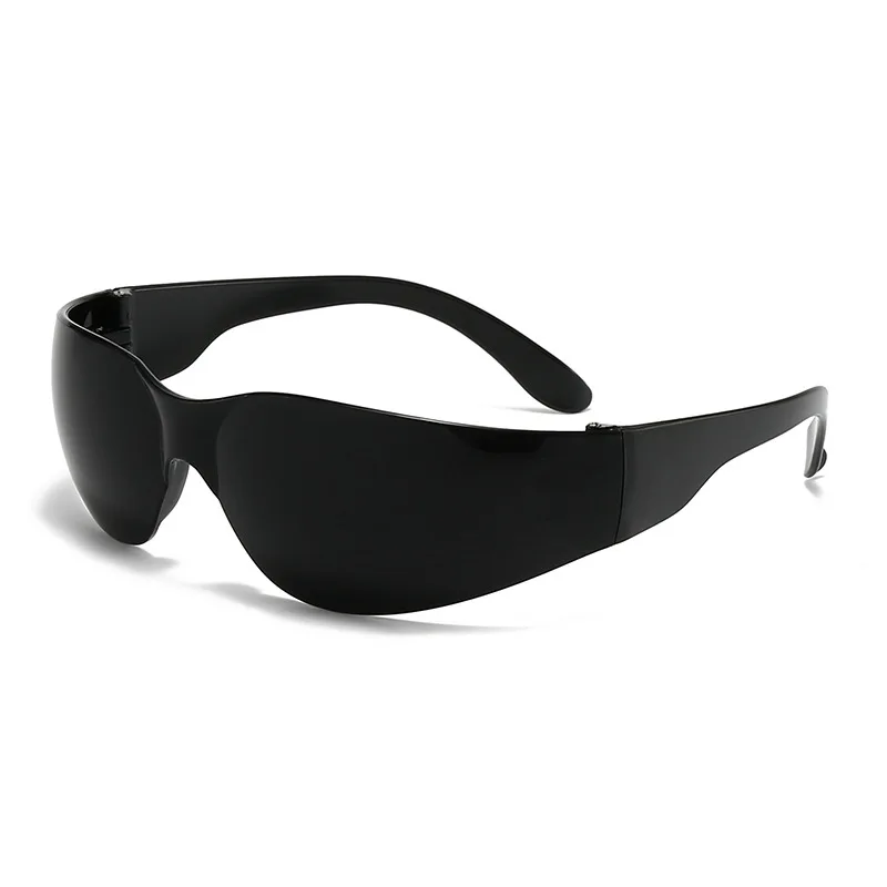Lunettes de protection écran anti-lumière bleue blanches vues de côté avec verres légèrement teintés