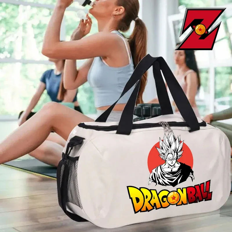 Anime Dragons Ball Men Travel Bag Cartoon Goku Men Waterproof Gym