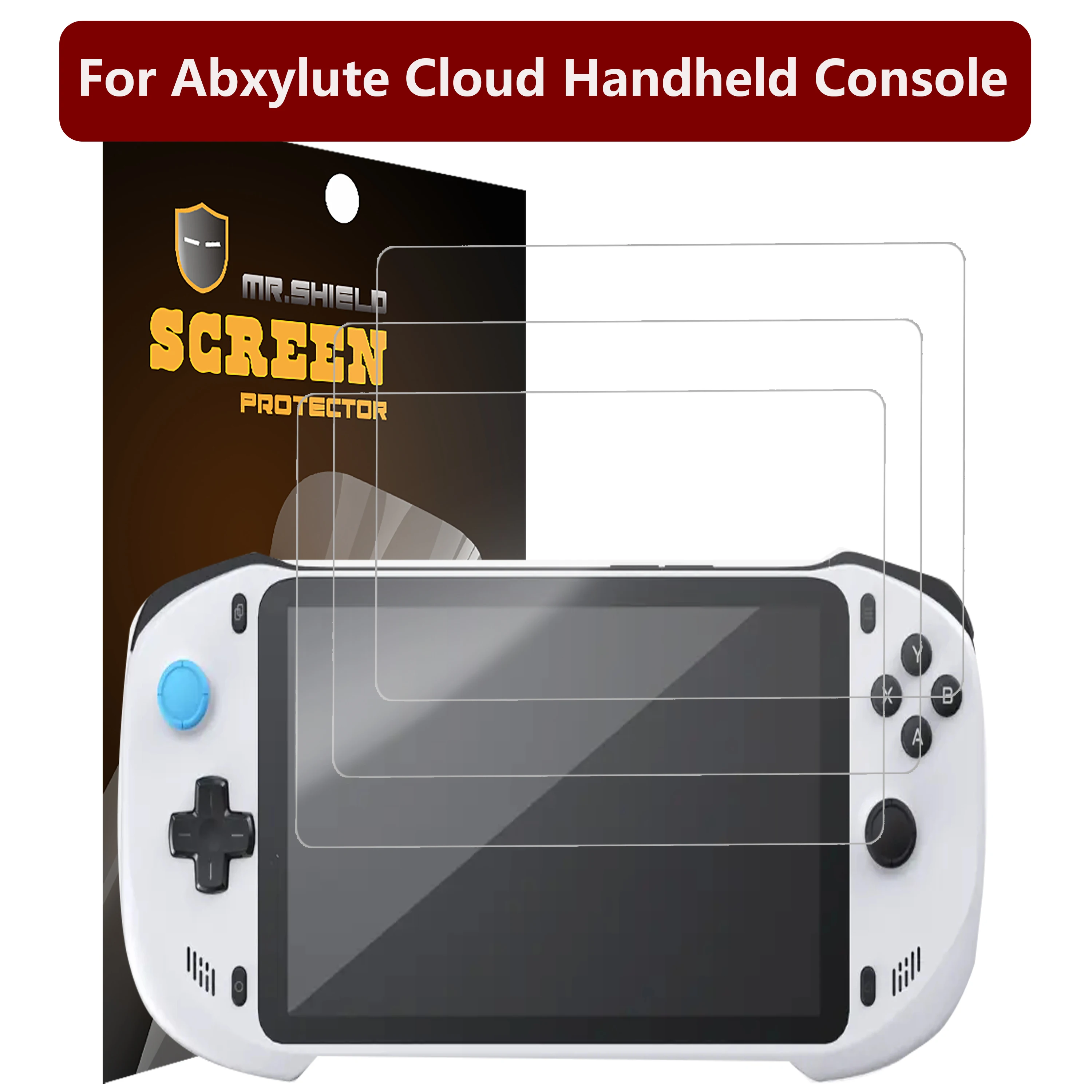Mr.Shield [3-Pack] Pellicola Salvaschermo Per Console Portatile Abxylute Cloud Handheld Console Pellicola Salvaschermo Trasparente Premium (Materiale 
