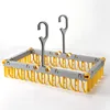 Balcony Non-slip Drying Rack Multifunctional Strong Load-bearing Capacity Multi-clamp Design Windproof Drying Rack 2