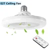 LED Smart fan light 30W AC110V 220V Ceiling Fan With Lighting Intelligent Remote Control E26/E27 Silent For Bedroom Living room 1