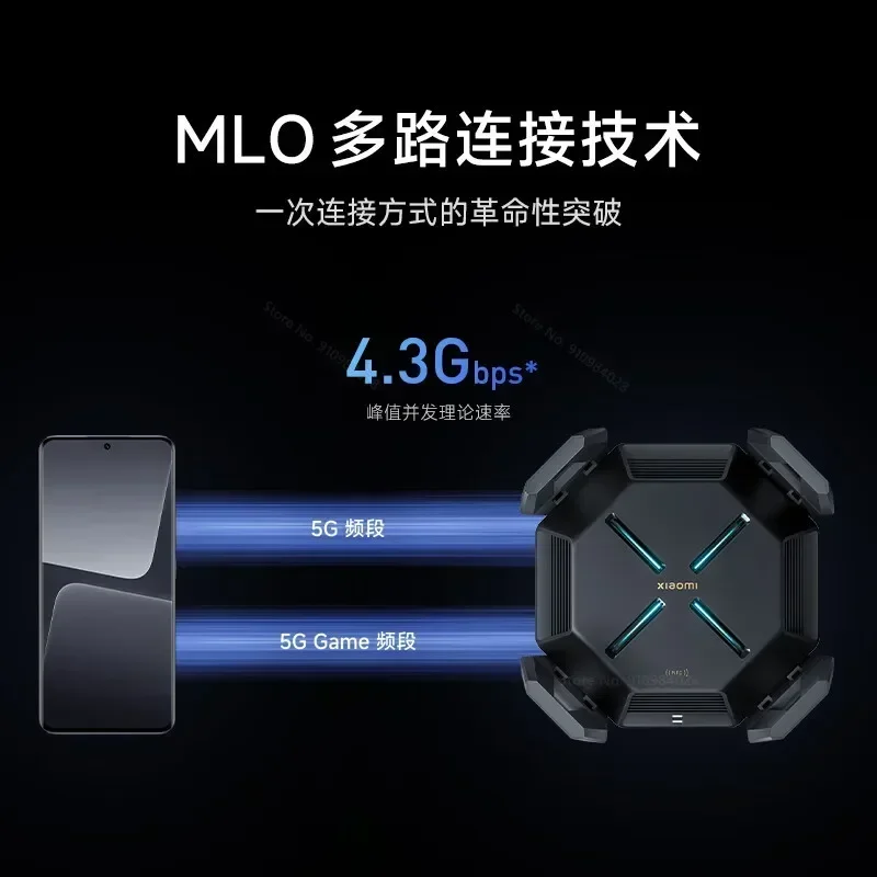 XIAOMI 10 Gigabit Router WIFi Tri-band Dual 10G Network Port 2GB
