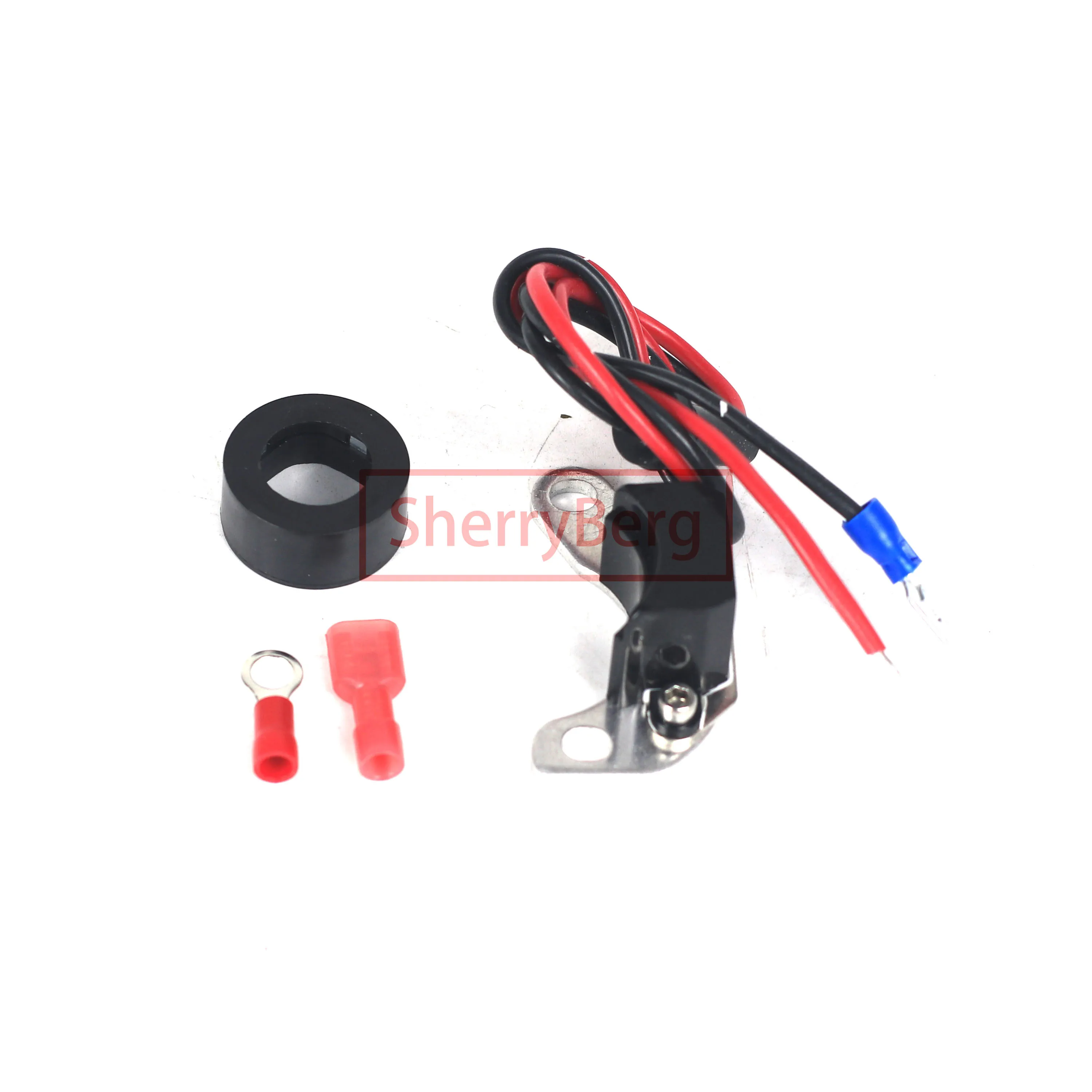 SherryBerg Distributor + Electrical KIT + COIL for Lucas Reliant Robin 1973-1977 Electronic 45D4 Distributor Gold Sports Coil