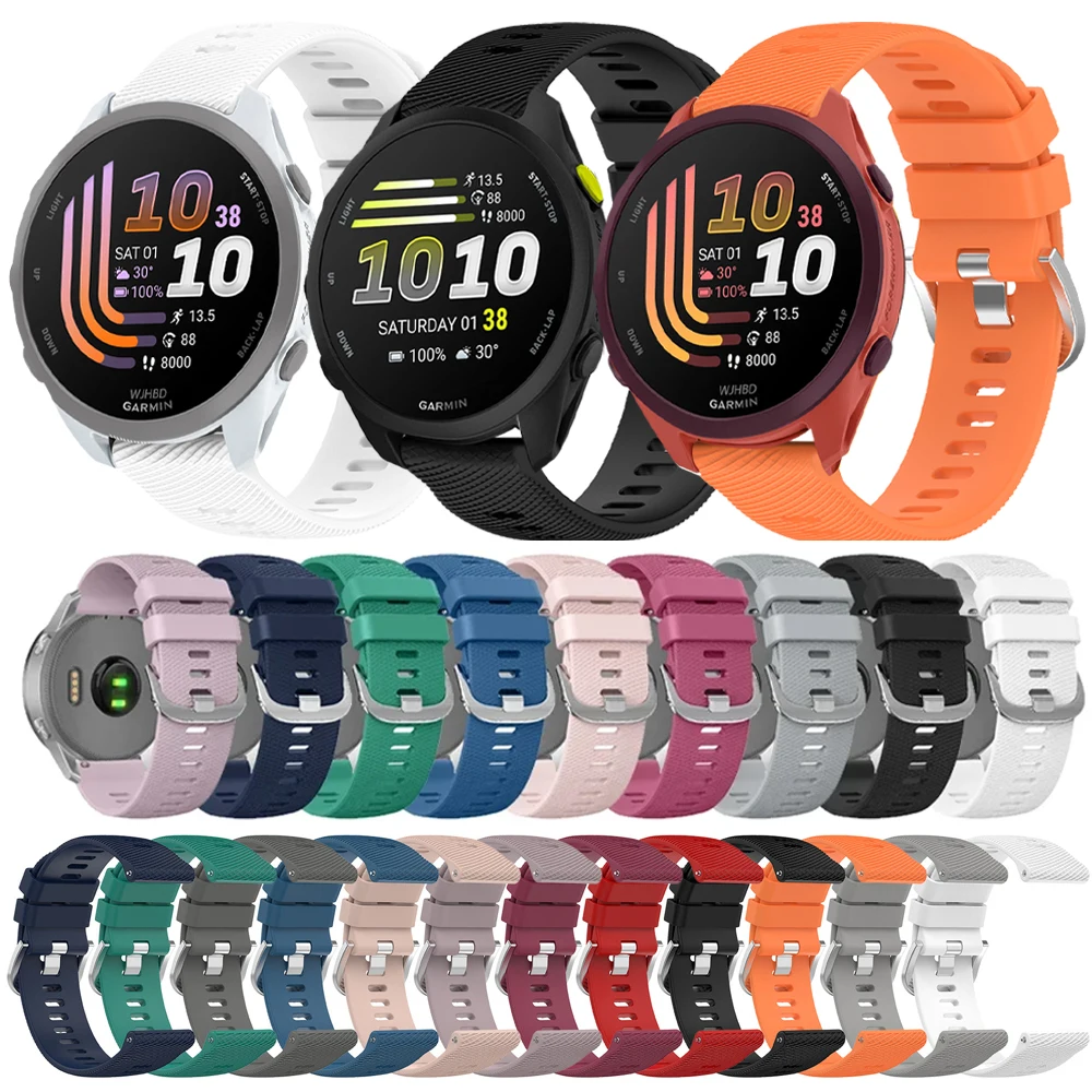 Premium Silicone Soft Watch Band – Elegant and Versatile 22mm Strap