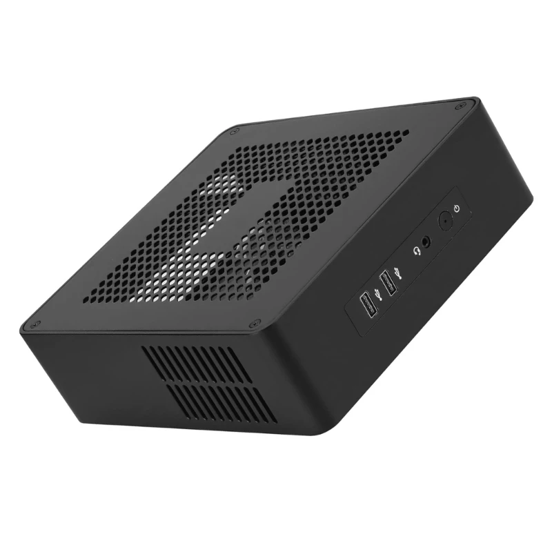 TA65 Mini ITX Computer Case Chassis HTPC Host Case USB ITX Enclosure PC Computer Chassis Desktop Box Easy to Install