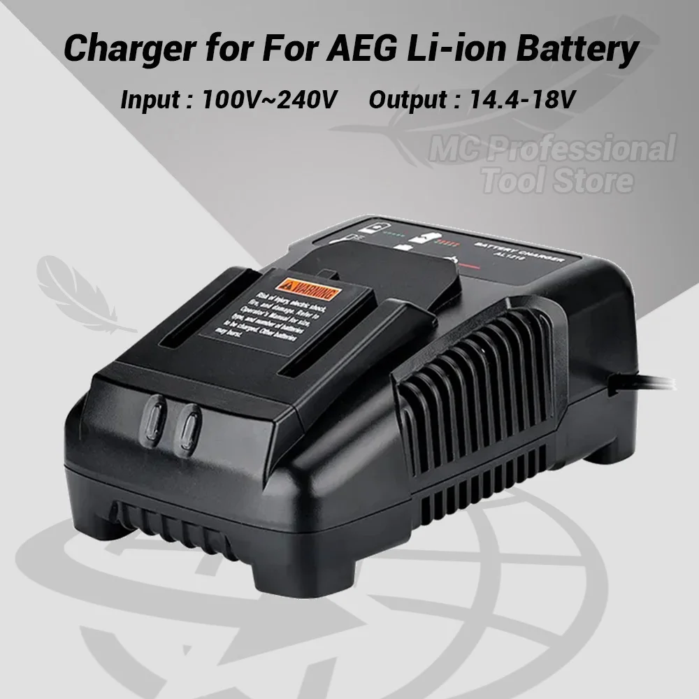 For RIDGID AEG 14.4V 18V Li-Ion Battery 2A Fast Charger Power Tool Battery Charg