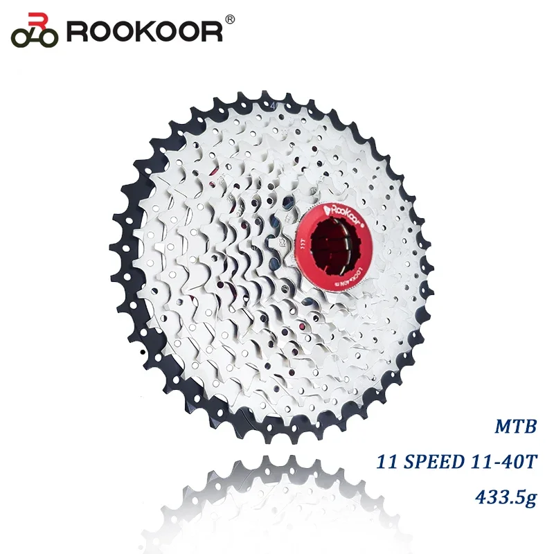Rookoor Mountain Bike Mtb 11 Velocità Velocidade Cassette 11 S 11-40T Parti Di Biciclette Cassette Ruota Libera Pignone Luce 433.5G