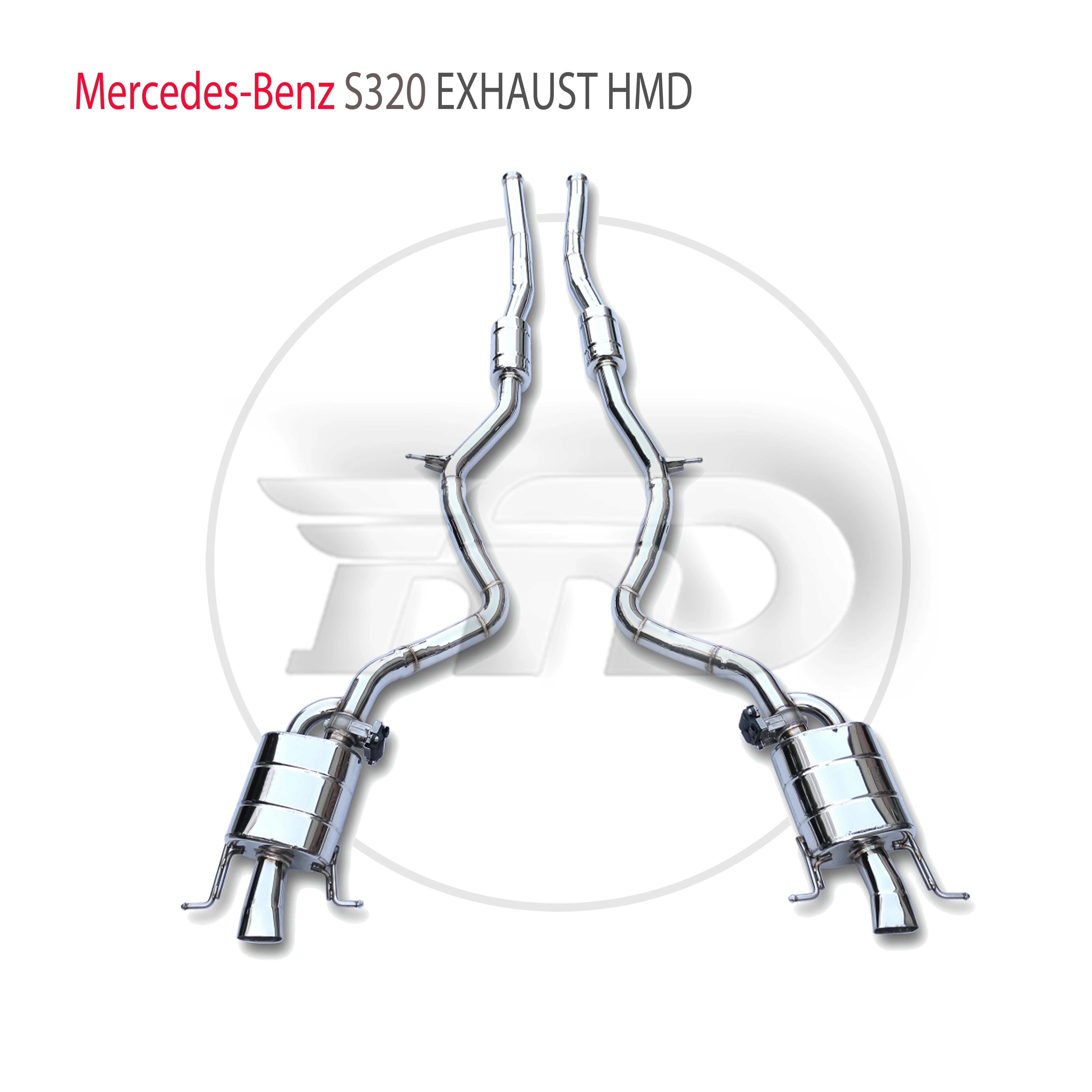 

HMD Stainless Steel Exhaust System Performance Catback is Suitable for Mercedes Benz S320 Car Muffler