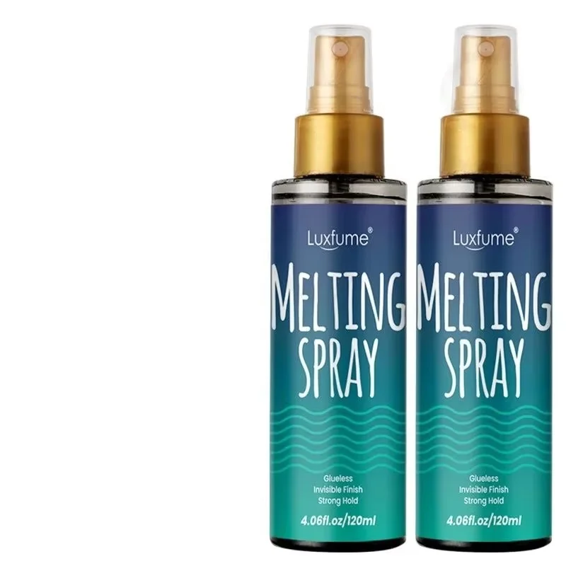 Invisible Lace Natural Melting And Holding Mousse For Lace Wig Spray New 120ML Melting Spray For Wigs
