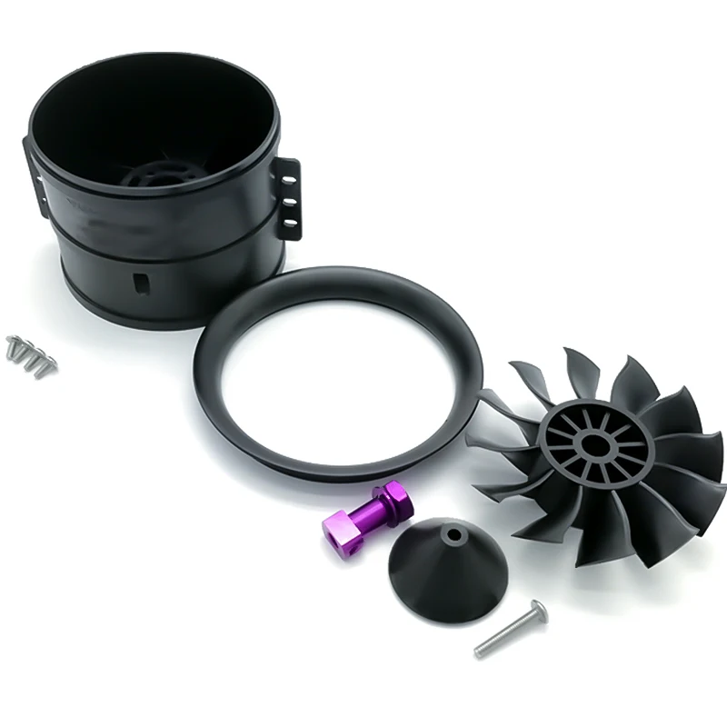 Hobbyhh EDF Fan 90mm Flat 12 blade 6S 1450kv 8s 1100kV, Suitable for RC Jet Aircraft 6