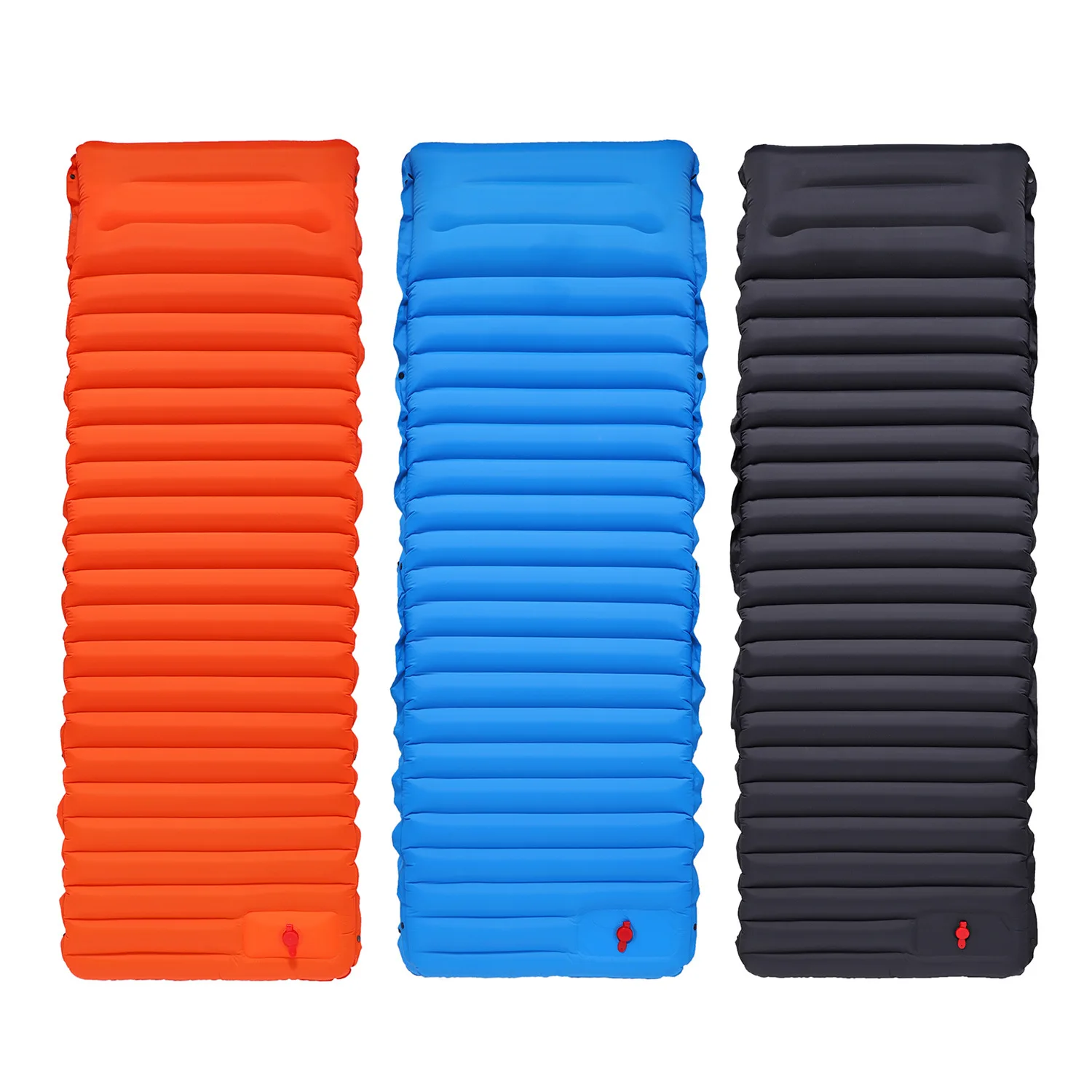 

Ultralight Sleeping Pad Thicken Inflatable Mattress With Pillow Built-in Pump Splicing Folding Air Cushion For Travel