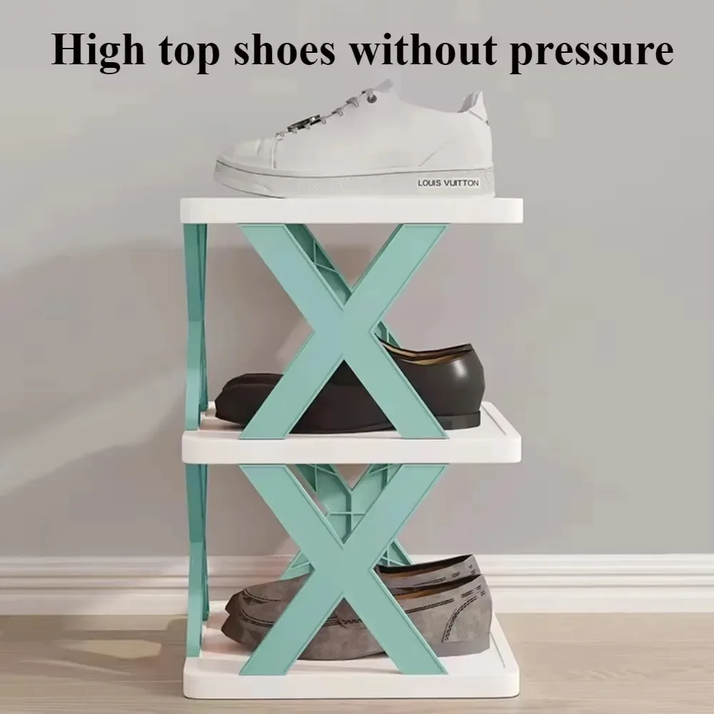 Stackable Shoe Rack High-capacity MultiLayer Detachable Shoes Shelf Multi-Functional Simplicity Household Dormitory Storage Rack