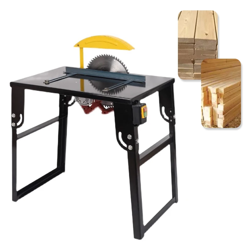 2800W Woodworking Table Saw Desktop Foldable Chainsaw Multifunctional Carpenter Tools Wood Cutter Portable Electric Circular Saw