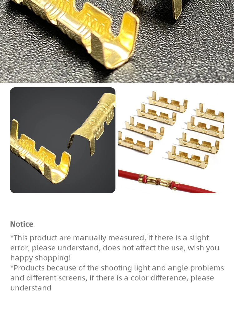 50pcs 100pcs 200pcs docking-terminal u typ terminal tab 0,3 zu 1,5 mm2 terminal block verbinder doppel stecker terminal – Detail 10