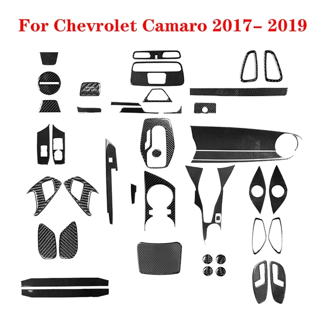 Jecar schwarz Auto Heck leuchte Dekoration Streifen Rücklichter Abdeckung  Trim Aufkleber für Chevrolet Camaro 2014-2018 Autozubehör - AliExpress