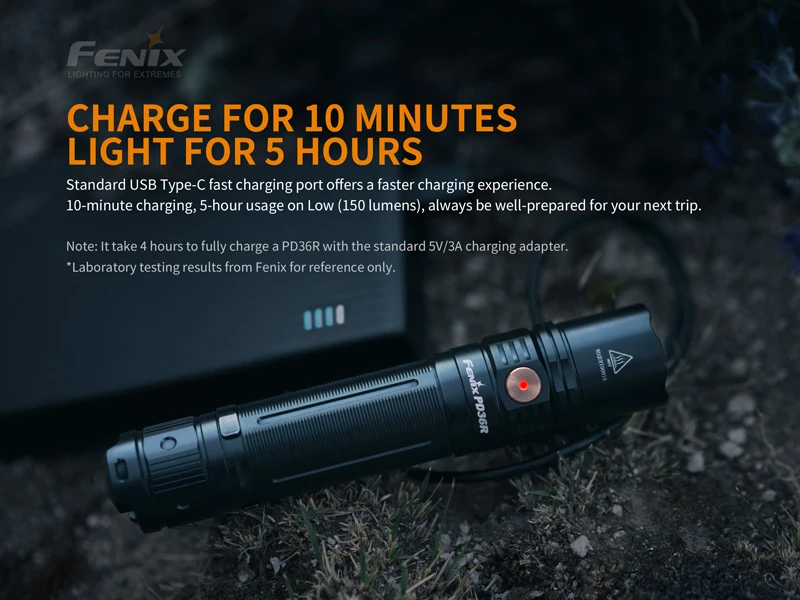 Fenix PD36R Rechargeable Tactical Flashlight (9)