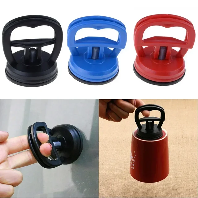1x Mini Car Dent Repair Puller Suction Cup Bodywork Panel Sucker Remover Tool  Automotive Tools  Black / Red / Blue 6