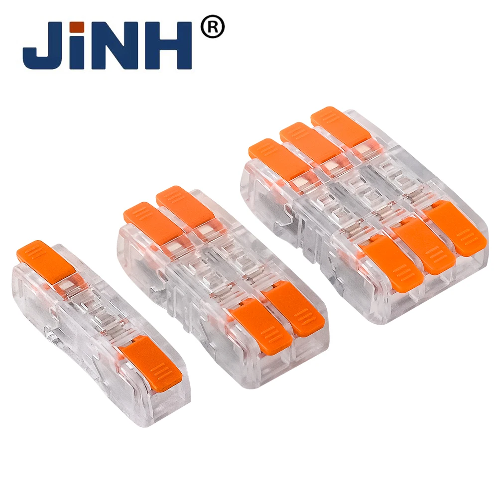 Mini Terminales JINH Mini conectores de Cable de cableado rápido, condutores eléctricos ...