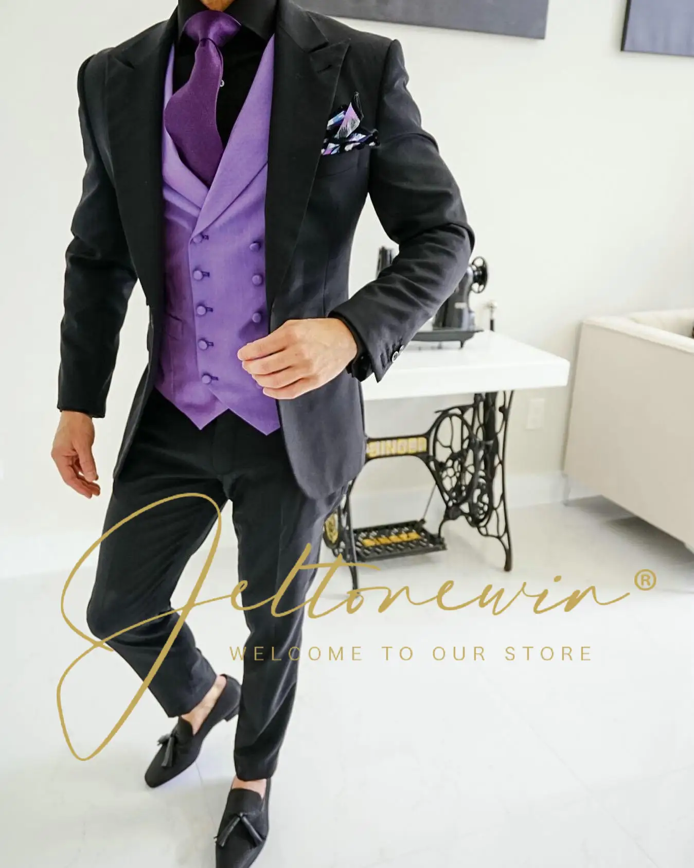 

3 шт. костюмы, пальто, жилет, брюки, мода 2022, мужские повседневные эксклюзивные деловые облегающие строгие костюмы, блейзеры, куртка, жилет, Terno