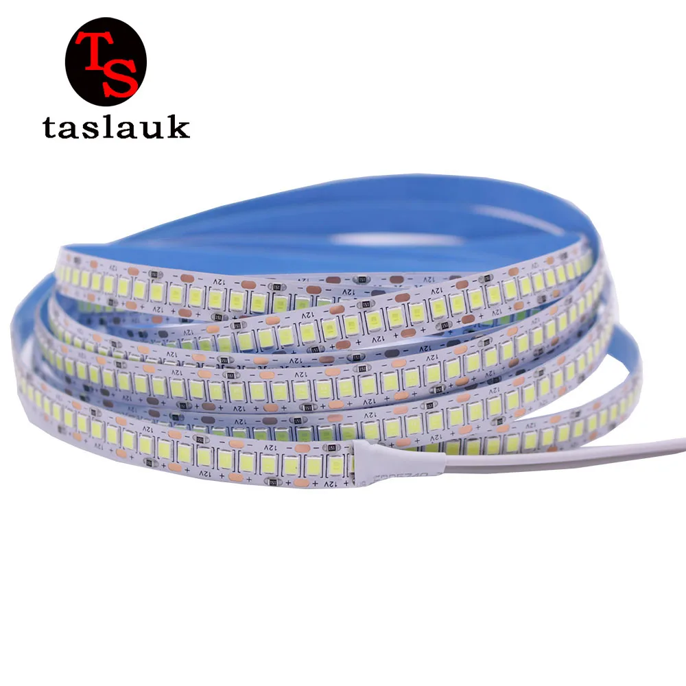 

10mm PCB 2835 SMD 1200 LED Strip tape 1/2/3/4/5m/lot DC12V 24V ip20 Non waterproof Flexible Light 240 leds/m, White Warm White