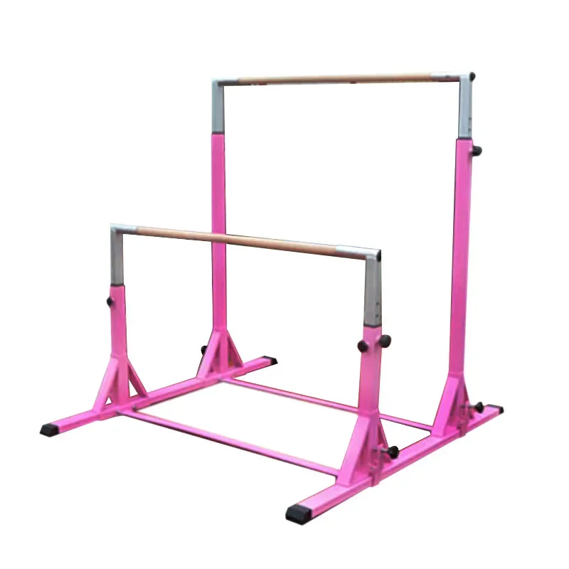 Factory gyms with adjustable height for gymnastics, high and low parallel bars, and low price uneven bars