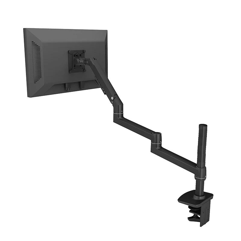  XSJ8013CT Soporte de escritorio de aluminio 2 en 1 Soporte para  portátil de doble uso Soporte para monitor Soporte de monitor de brazo  ultra largo Soporte para portátil de movimiento completo 