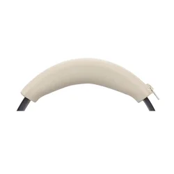 Sweatproof Silicone Headband Pad - Washable & Dustproof Protector (Beige)