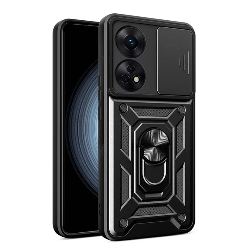 Скользящая линза для OPPO Reno 8 T Reno8 T 4G Чехол чехол противоударный защитный чехол для Realme GT Neo 5 Neo5 GT3 чехлы для телефонов