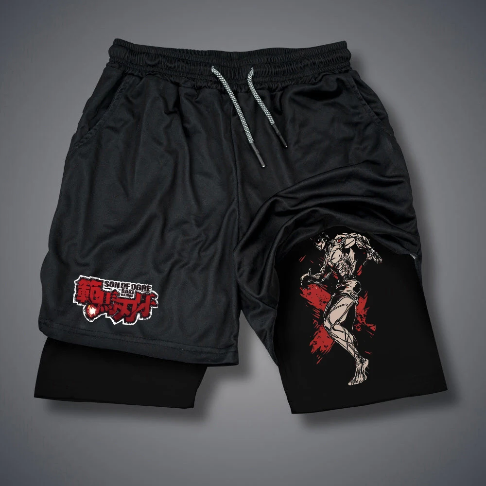 Pants Y2k Sportswear Gym Running Shorts Quick Dry Jogging Pant Fitness Shorts Double-deck 2 In 1 Short 6