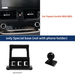 Wireless Charging Car Phone Holder with Dedicated Fixed Base for Dashboard or Windshield (Base no with holder)
