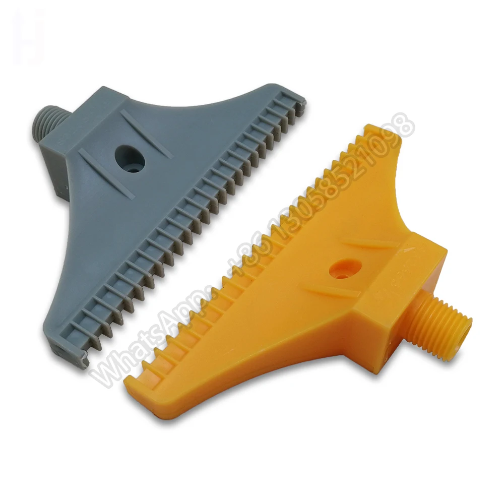 110mm Width Plastic Air Knife Win jet Air Blowing Drying Flat Fan Nozzle 1/4"Male Thread Wash Jet Nozzle Plastic Blowing