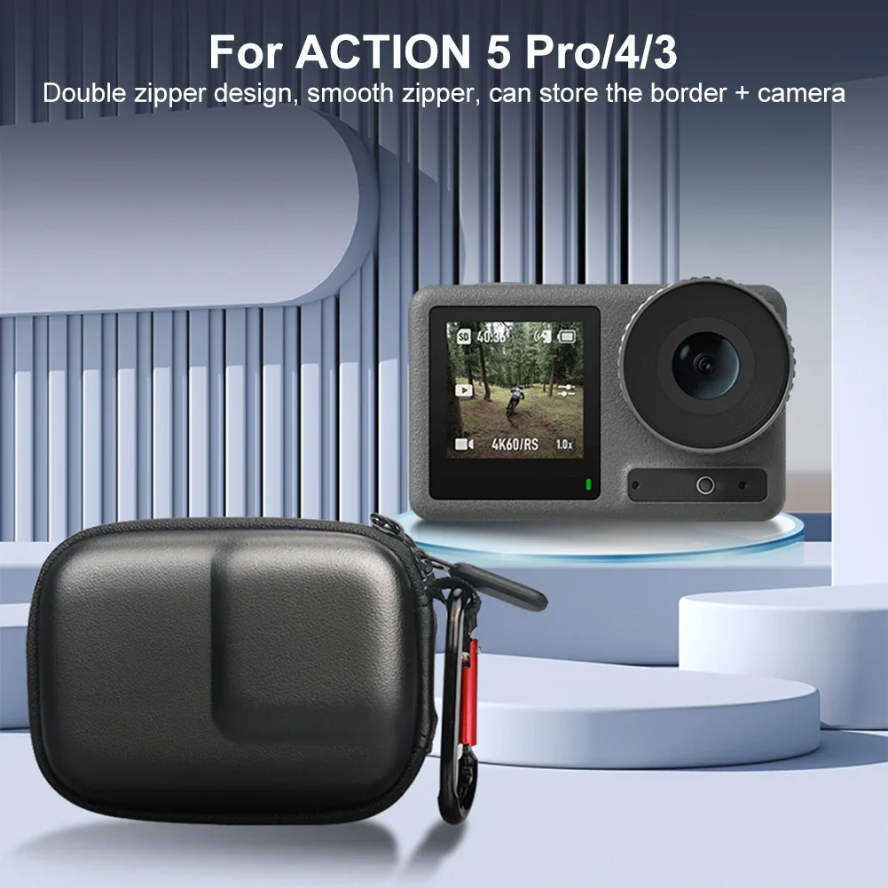 Storage Bag Case for DJI OSMO Action 5 Pro/4/3 Carrying Case for GoPro Sports Camera Portable Protective Box Mini Organizer Case