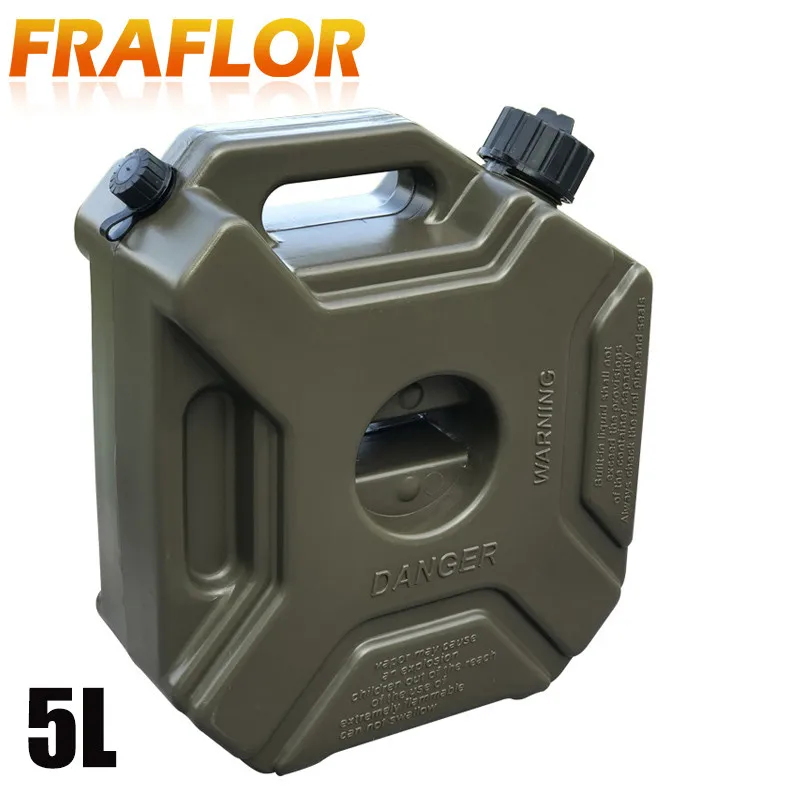 Motorcycle fuel container 1.3 Gallon 5L Red Motorcycle Gas Diesel Petrol Fuel Container Oil Tank Safety Gasoline Fuel-jugs For Car Motorcycle Accessories