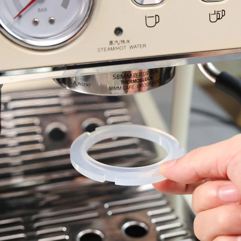 Kit Guarnizioni Testa Gruppo Per Macchina Caffè 54 Mm: 2 Anelli In Silicone + Attrezzi, Compatibile Breville/Sage 870/878/880 (Riparazione Perdite) - 3