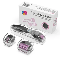 Enhanced Microneedle Skincare Roller for Firming & Deep Absorption | Professional - Grade Dermal Tool (3in1)