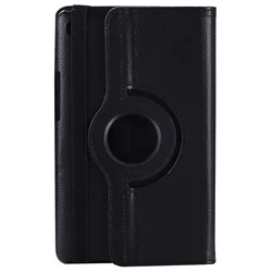 360 Rotating PU Leather Folio Stand Case - Tab 4 10.1 T530 T535 (Black)